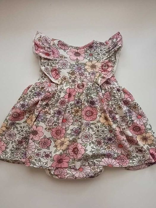 Sukienka niemowlęca z bodami H&M