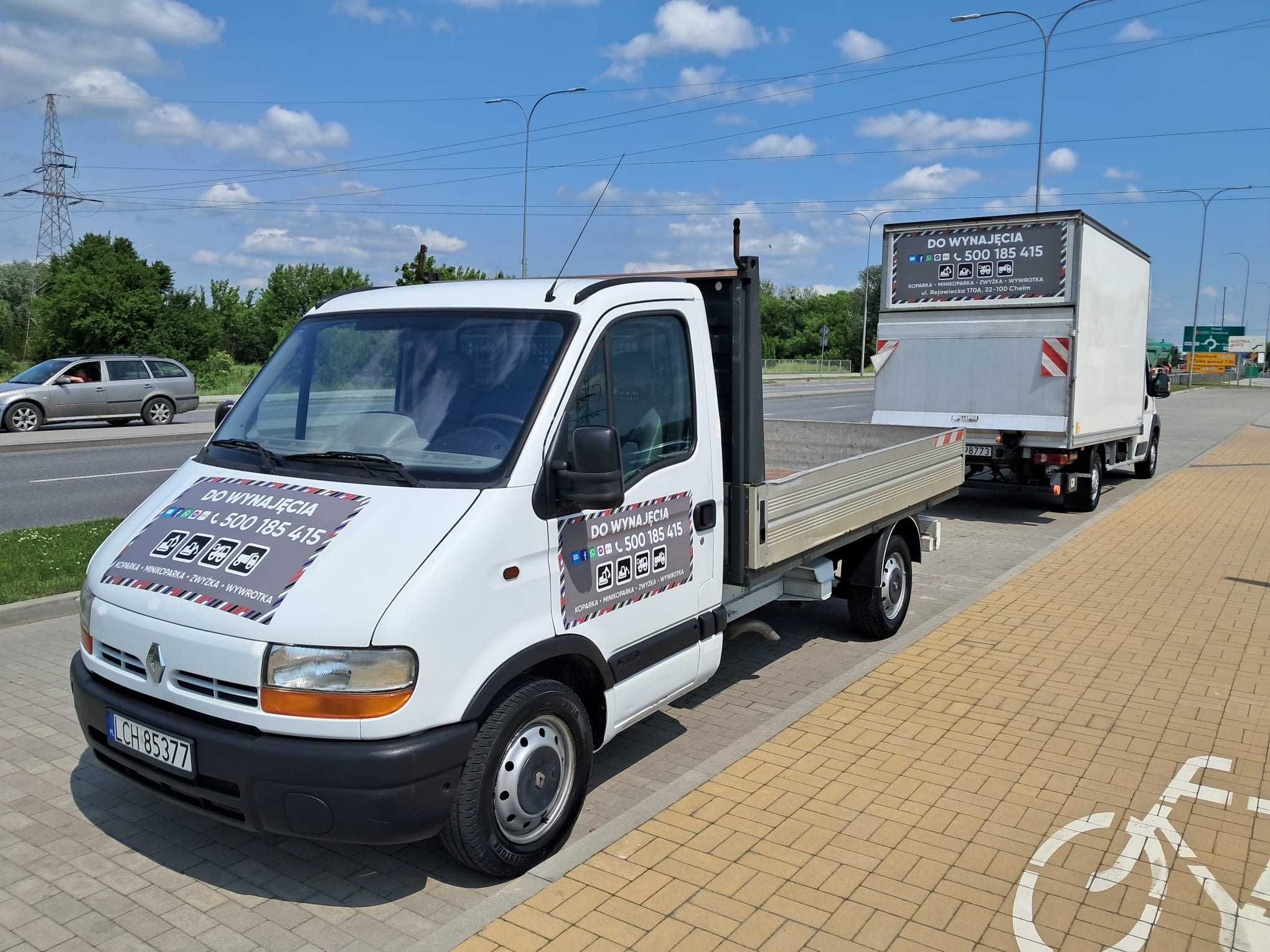Wynajmę lekki bus / samochód dostawczy z zabudową skrzyniową