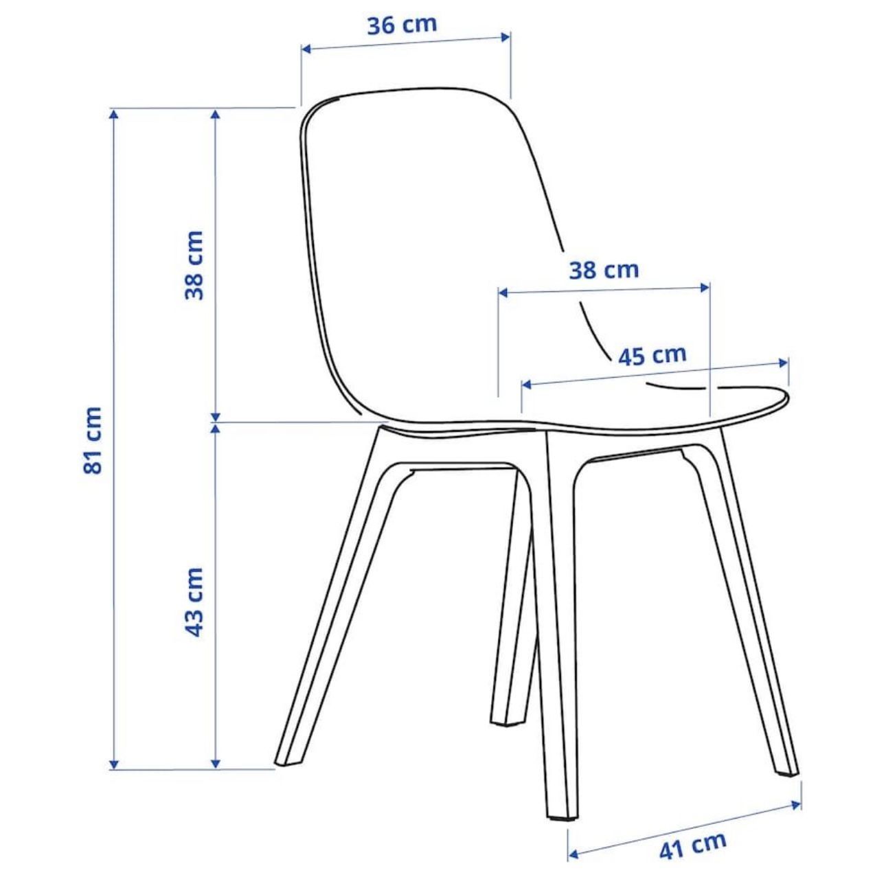Zestaw stół i trzy krzesła Ikea
