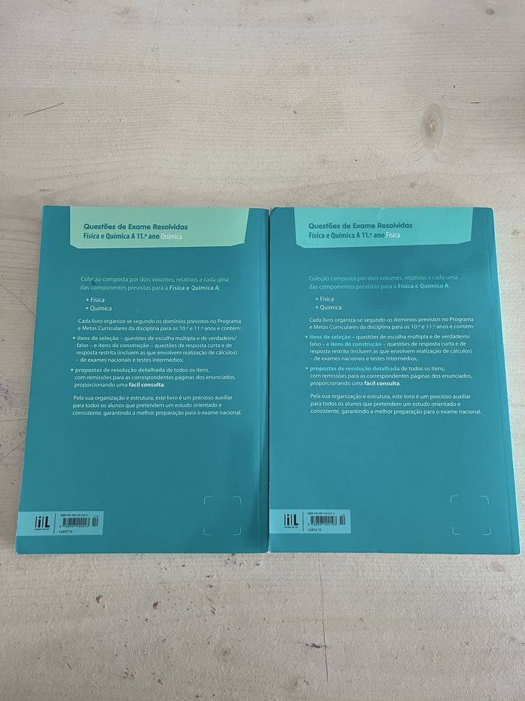 Livros Questões de Exame Física e Química A