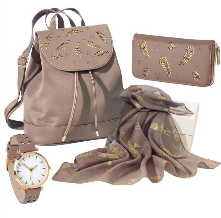 Набір Рюкзак гаманець годинник хустка