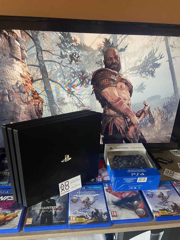 Магазин! Sony Playstation 4 PRO 1TB+игры,1 или 2 джoйст.C гарантией!