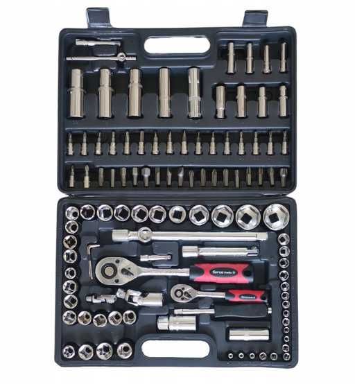 Klucze nasadowe walizka zestaw narzędzi 108el