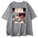 Męska Koszulka T-SHIRT, Anime Manga MY HERO ACADEMIA Nadruk 3D - L