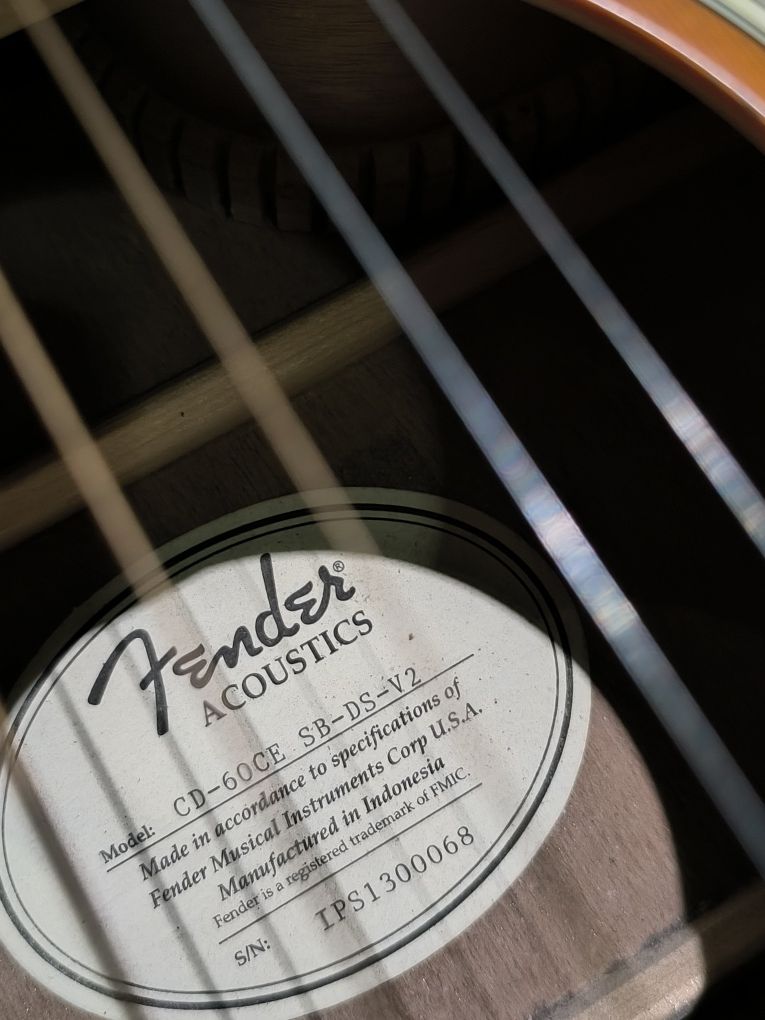 ЕлектроАкустична гітара із вбудованим звукознімачем Fender Style в гар