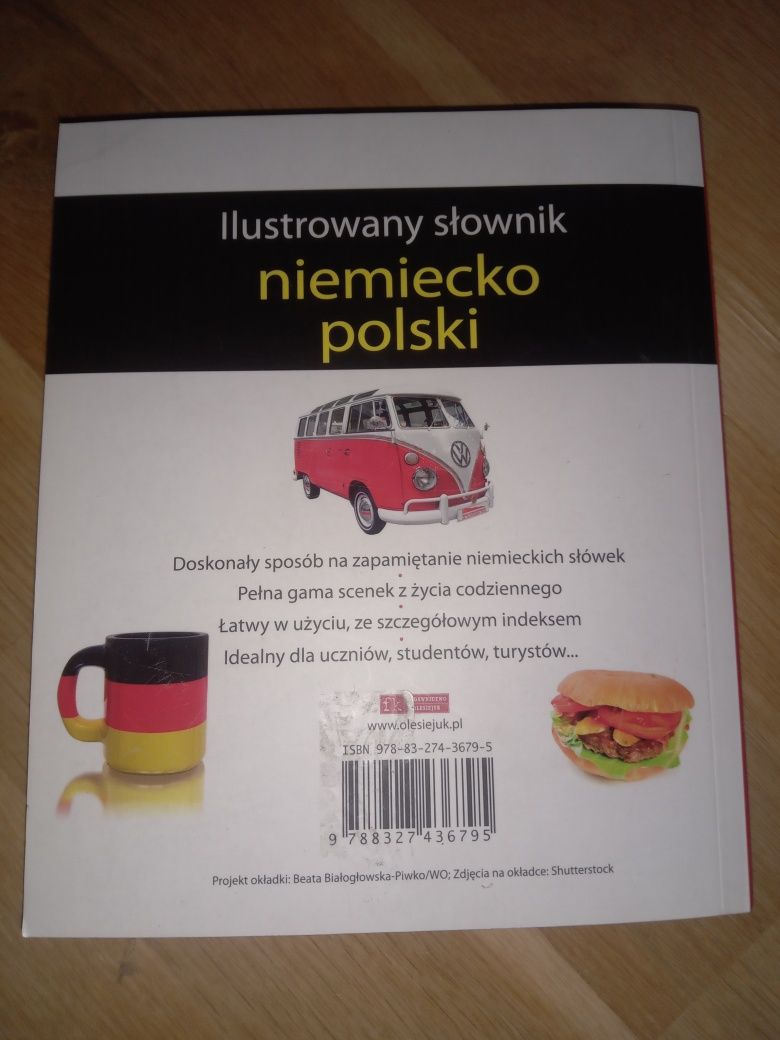 Ilustrowany słownik niemiecki -polski