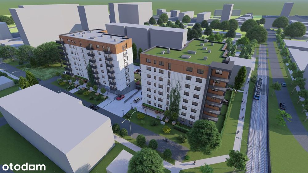 2-pokojowe mieszkanie 48m2 + balkon Bezpośrednio