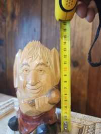 Rzeźba figurka drewniana Goblin