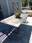Stół 100x200 betonowy blat loft