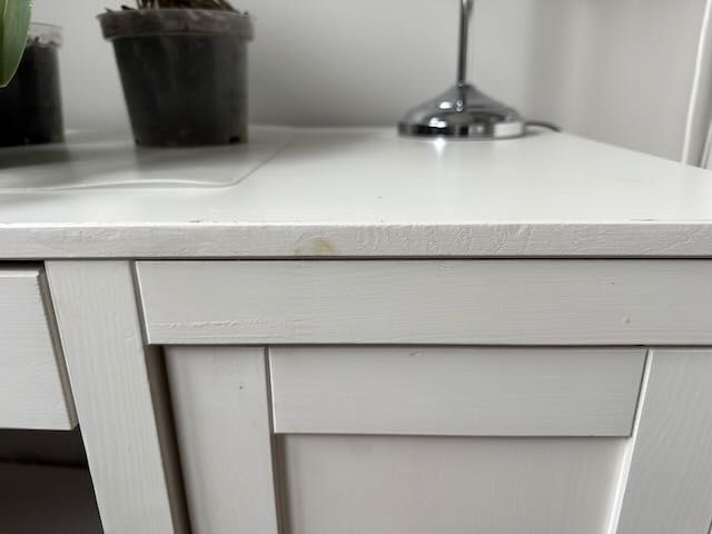 biurko Ikea Hemnes białe używane 120x55