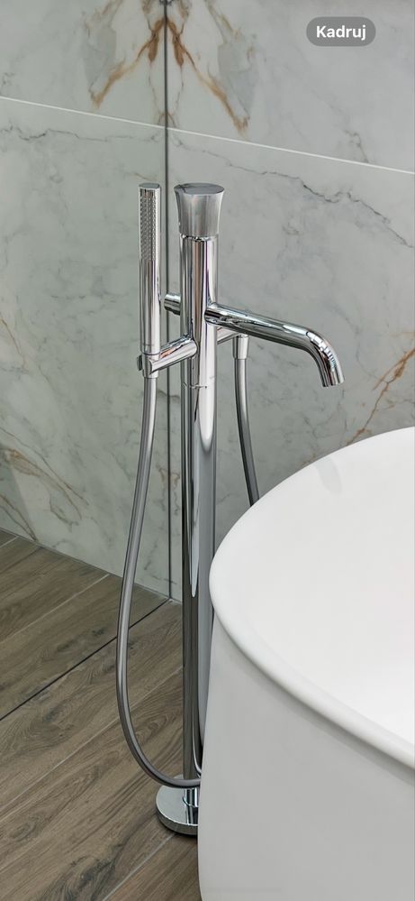 Duravit White Tulip wolnostojąca bateria wannowa