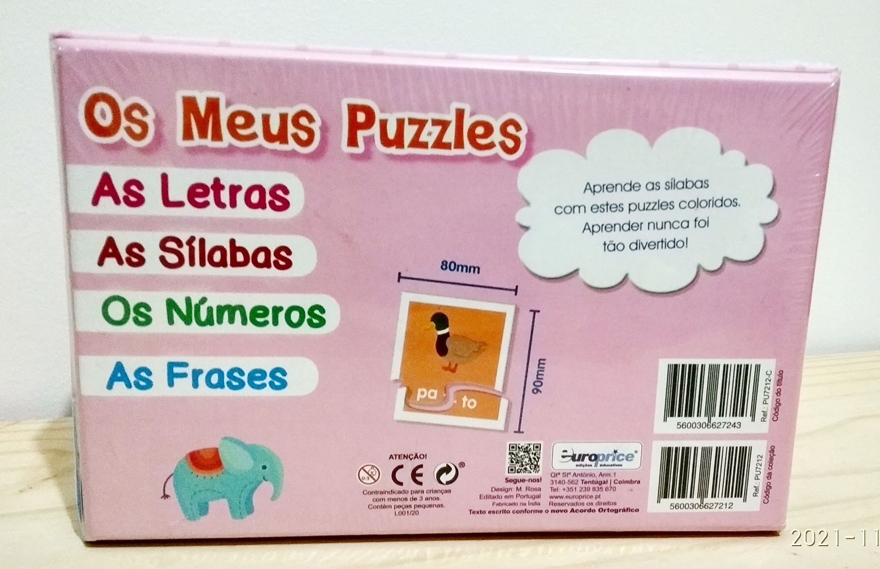 Puzzle As Sílabas