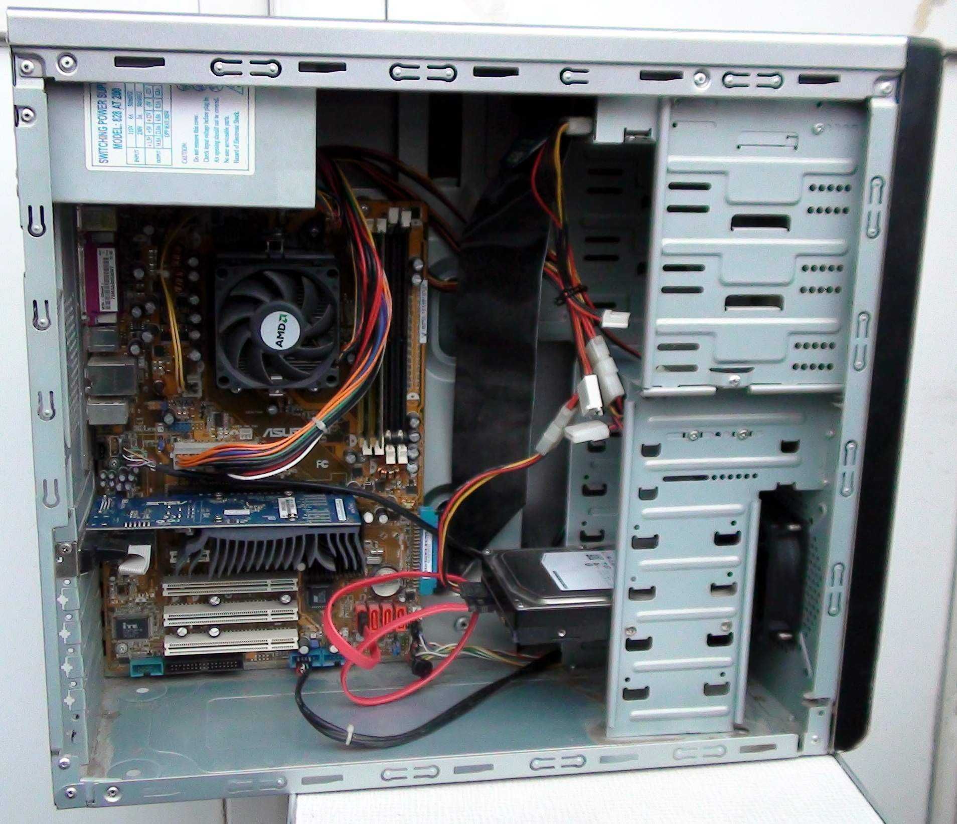 Корпус slim ПК компактный ITX для SFX без БП ATX midi tower с БП б/у