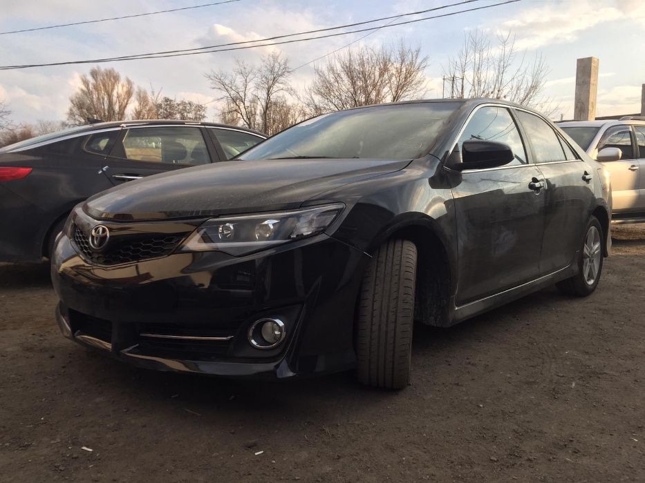 Toyota Camry 50 (2012), Фары (черные) Sonar на Toyota Camry V50 (USA)