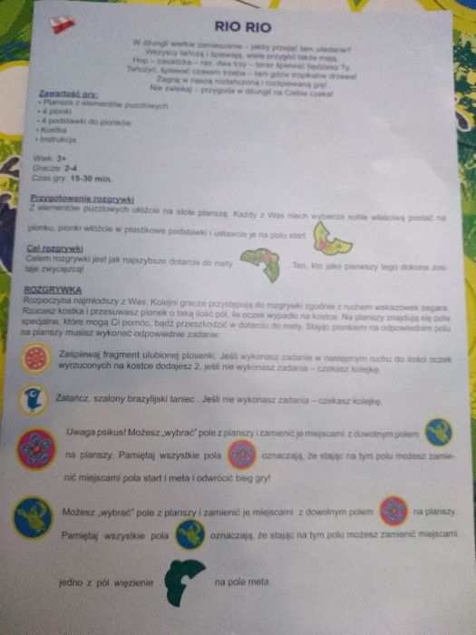 Gra Rio Rio 2 + memos