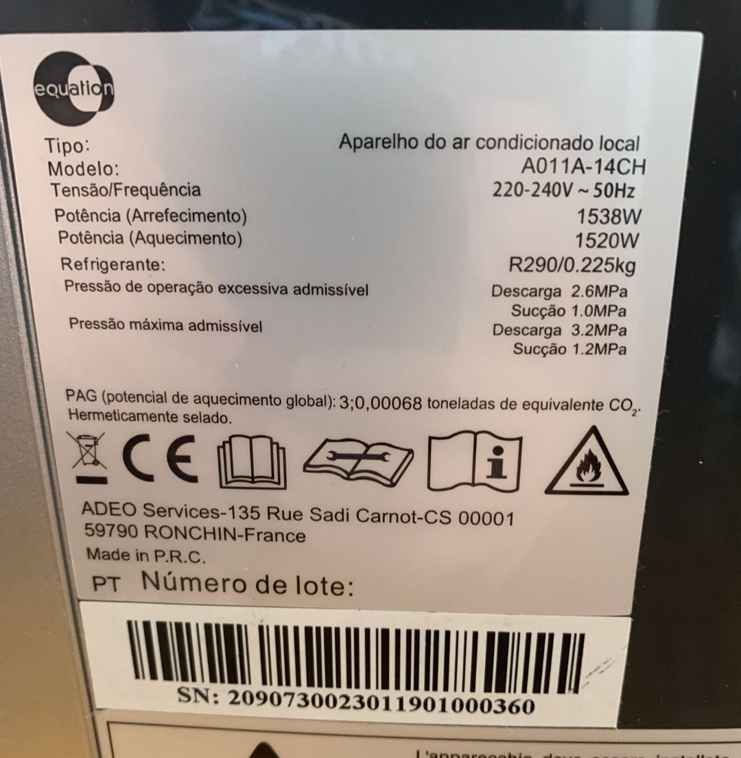 Ar condicionado 14000 BTU