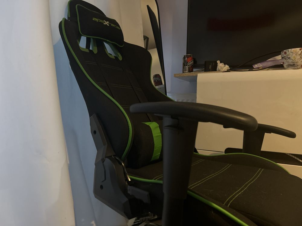 Krzesło gamingowe LAMDRUP zielony