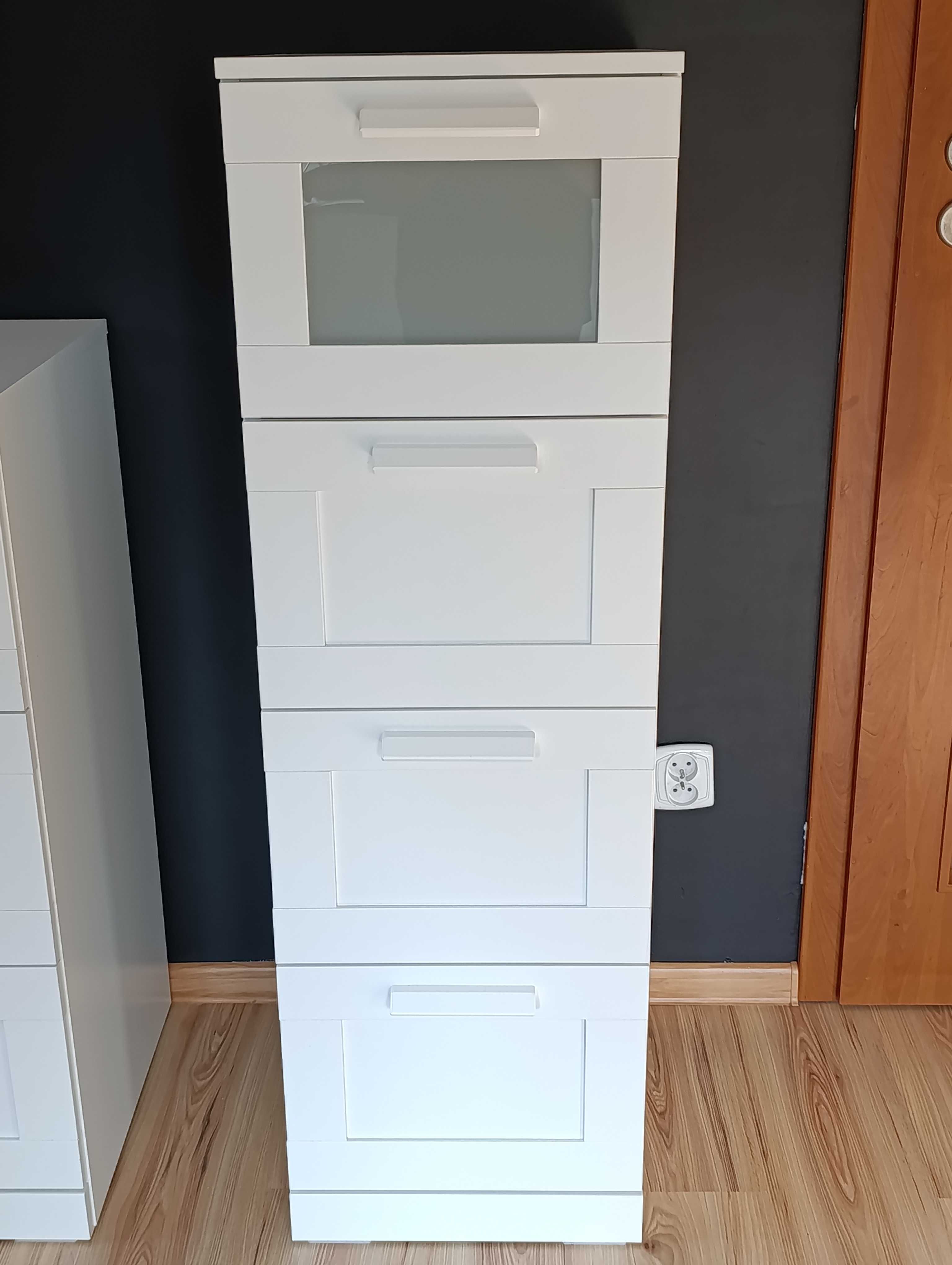 Nowa komoda biała 4 szuflady Ikea
