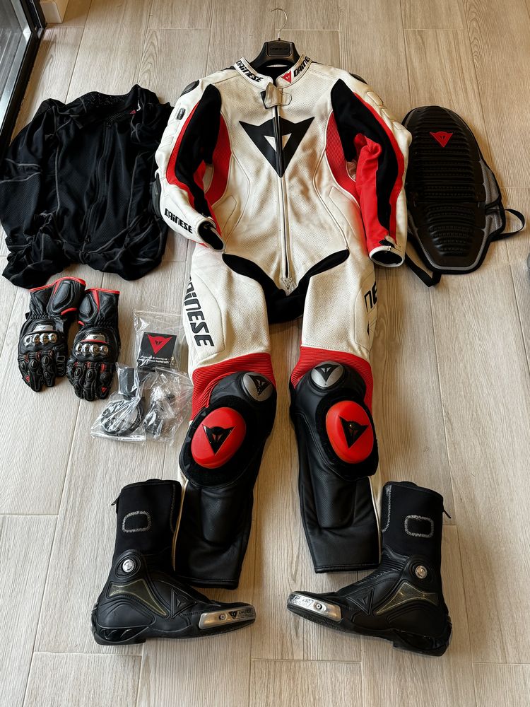 Fato mota dainese d-air n48 1 semi-novo  ( airbag )