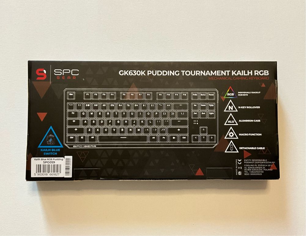 klawiatura spc gear gk630k pudding