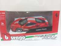 Bburago Ferrari 488 Pista, skala 1:43, play&race