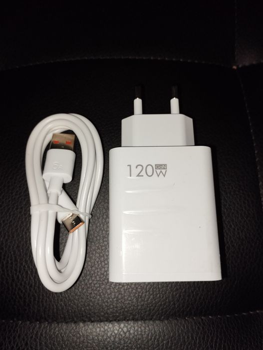 Szybka Ładowarka do telefonu 120W + kabel 10A