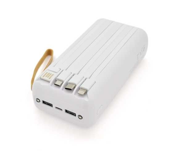 Powerbank ACL PW-61 30000mAh, SOLAR, Type-C/Lighting/Micro/USB, WHITE