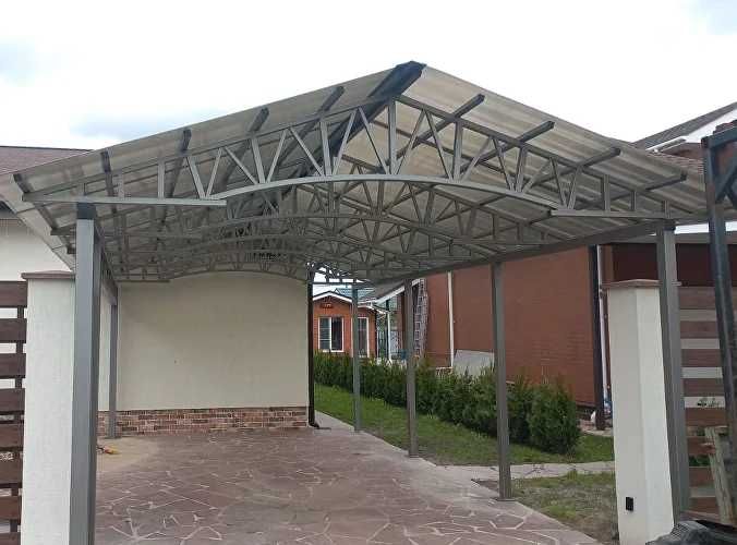 Навіси для авто під ключ — швидко, якісно, недорого