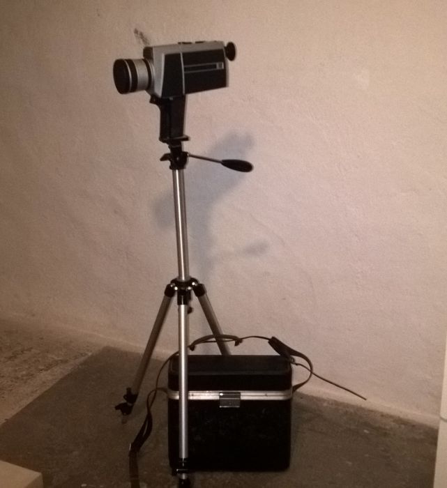 Camera filmar vintage para coleccionadores