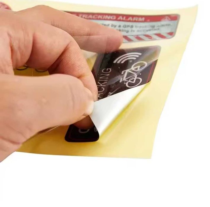 Naklejki ochronne GPS security kpl. 5 szt. rower, hulajnoga, motor