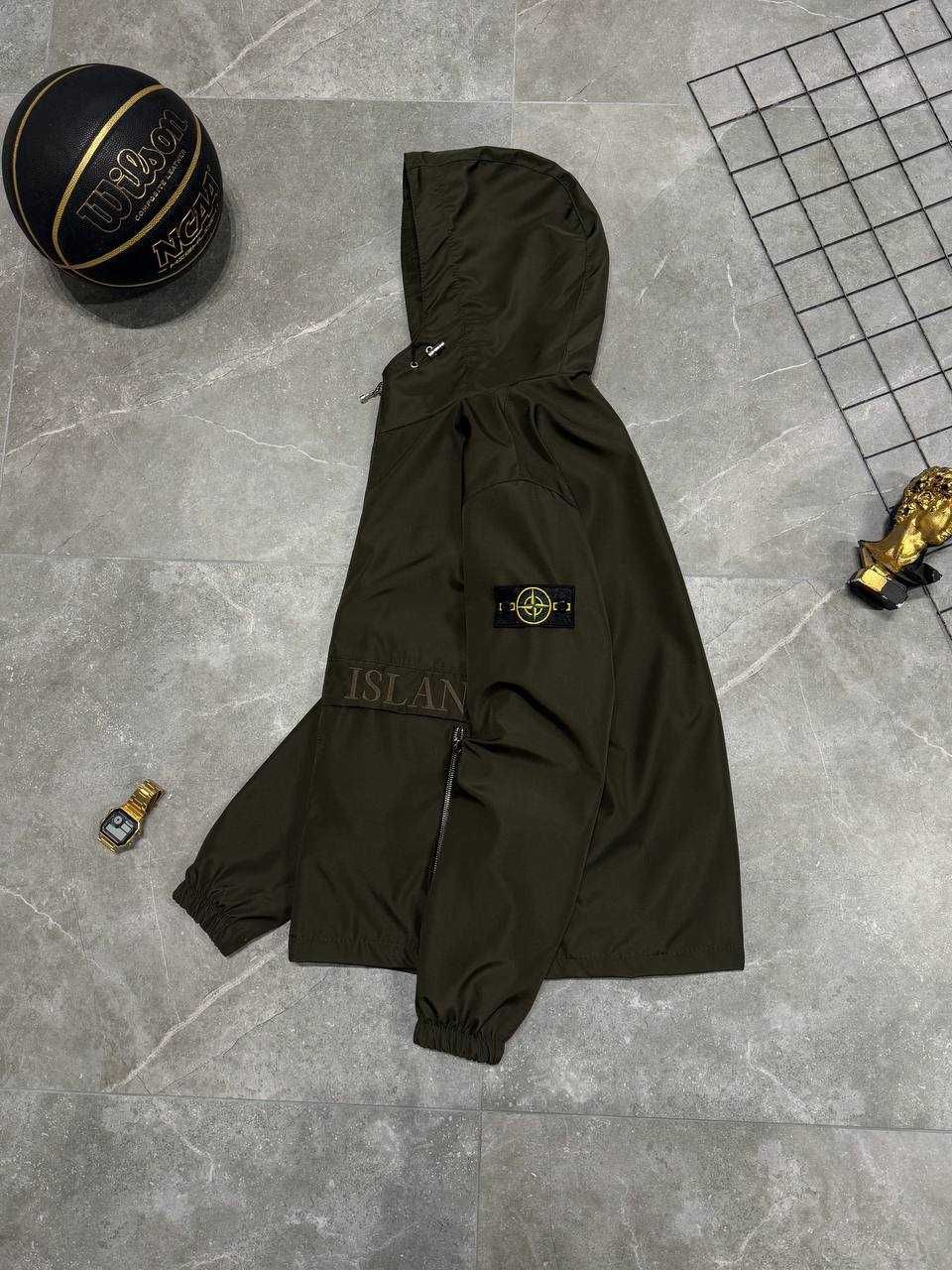 Вітровка Stone Island Luxe з біркою qr-code весняна i57/SN102