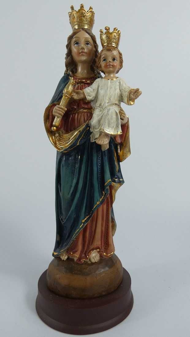 Figura Maryja Królowa z Dzieciątkiem JEZUS 22cm