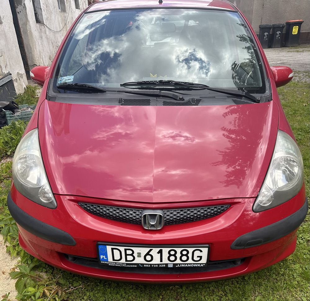 Honda Jazz uszkodzona belka tylna