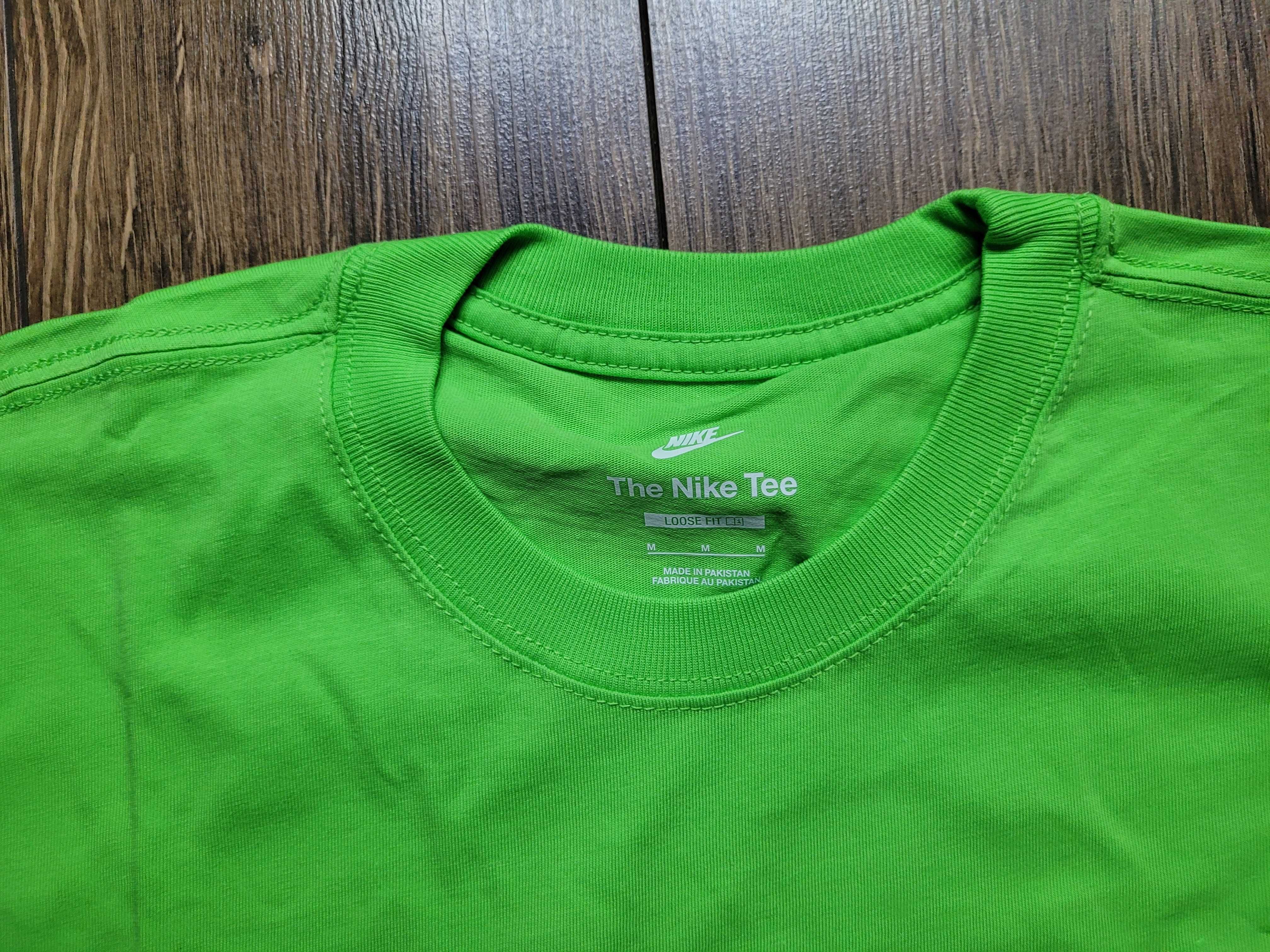 koszulka t-shirt Nike Air M relaxed 100% bawełna zielona NOWA