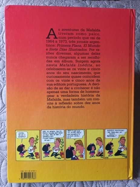 Mafalda Inédita - Quino (Edição Dom Quixote, Capa dura)