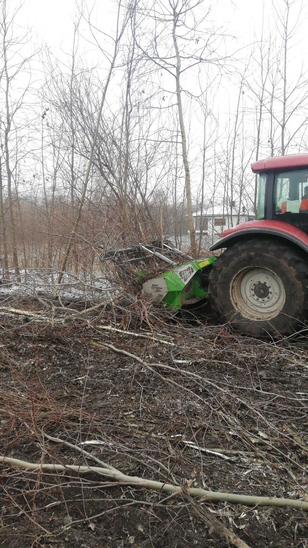 REKULTYWACJA Czyszczenie działki MULCZER LEŚNY wycinka drzew