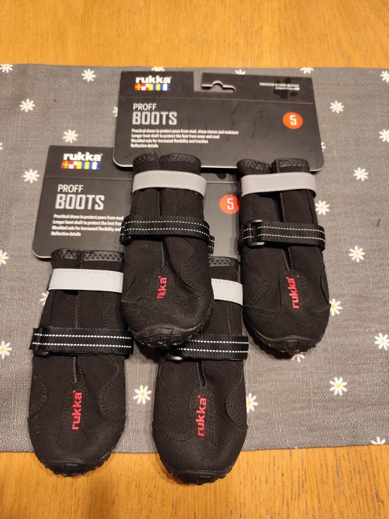 Rukka Proof Boots rozmiar 5 buty dla psa - zestaw 4 sztuk