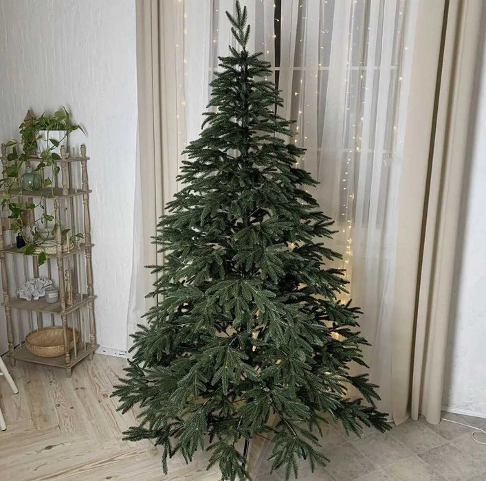 Штучна ялинка «Альпійська» 1.5м. Лита хвоя, Новорічна ялинка, Різдвяна