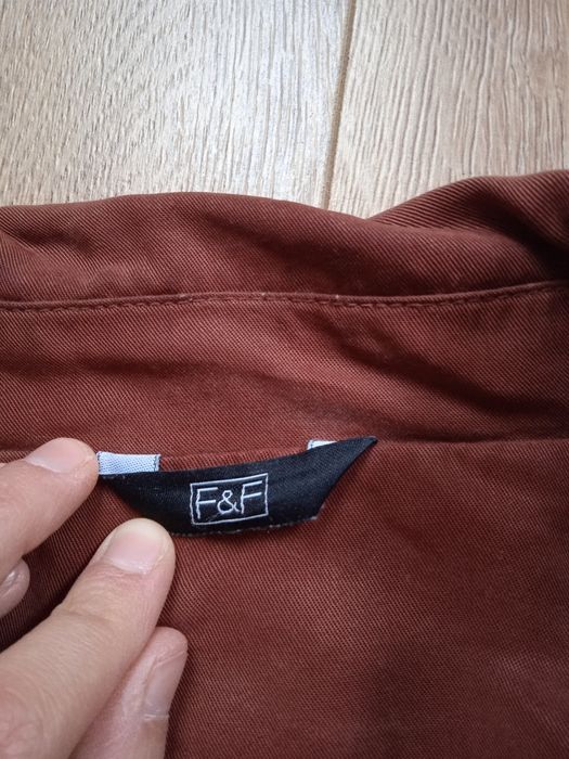 Kurtka ramoneska M brązowa F&F na zamek