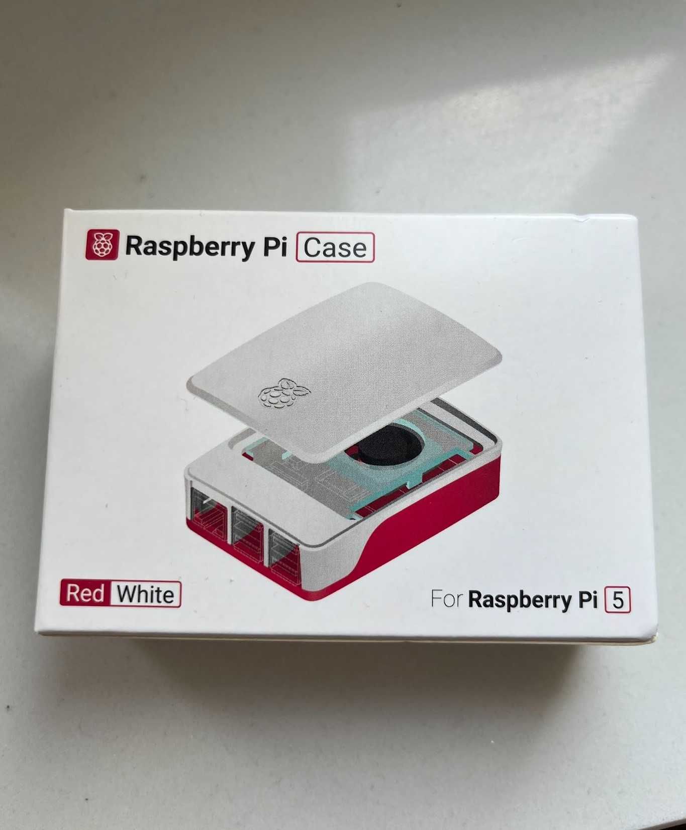Oficjalna obudowa do Raspberry Pi 5 malinowo-biała