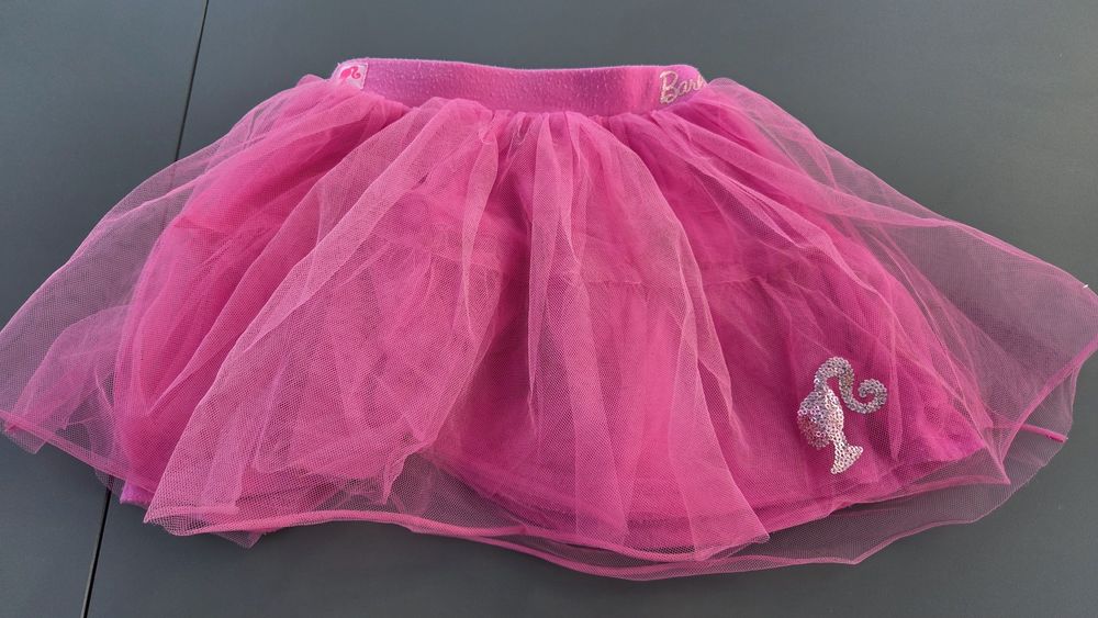 Spódnica tiulowa róż Barbie w rozm. 110