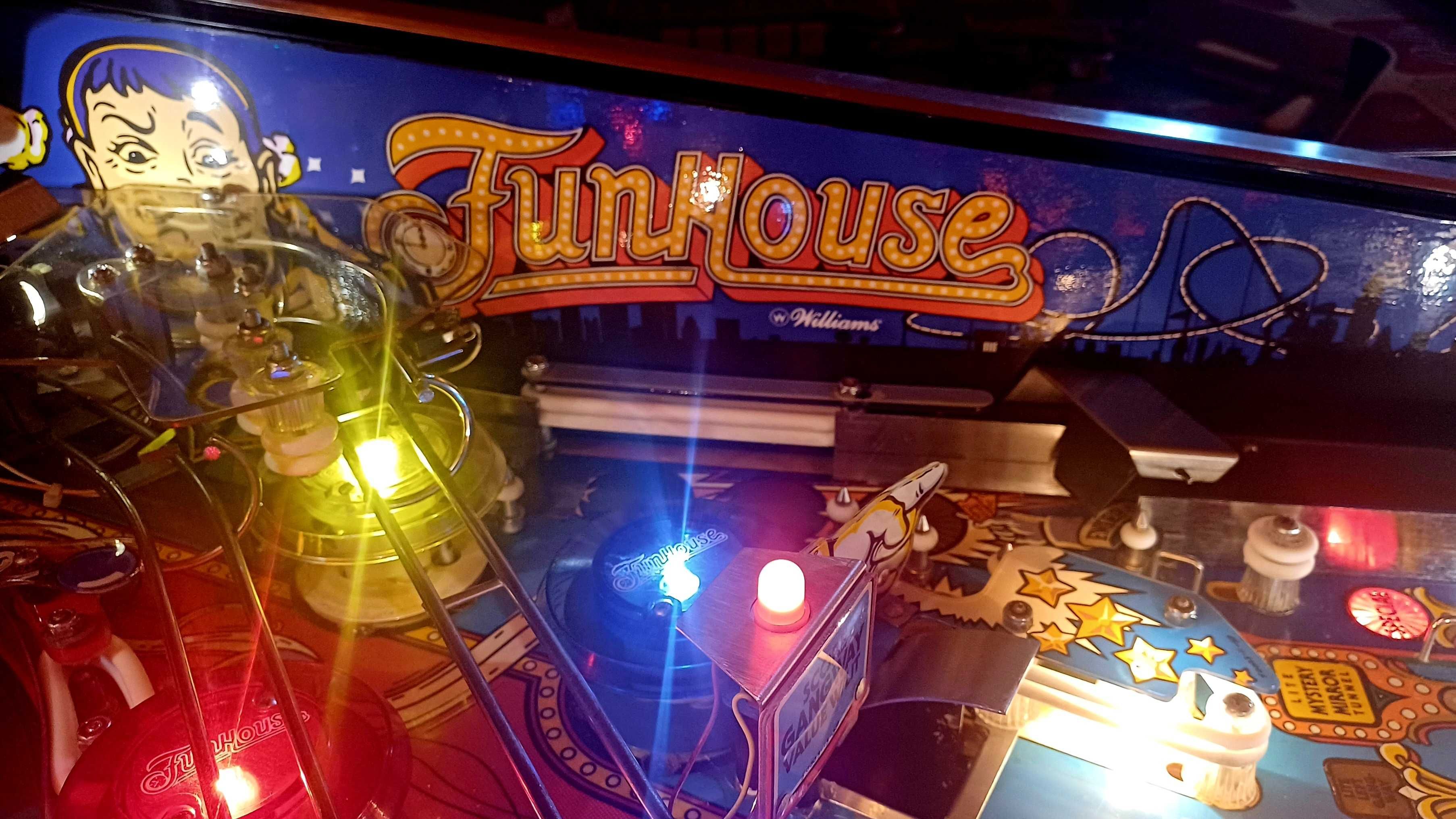 Flipper Fliper Pinball FUN HOUSE Piękny Stan