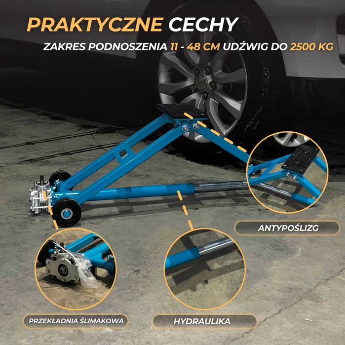 podnośnik samochodowy nożycowy podnośnik samochodowy mobilny 2500 kg