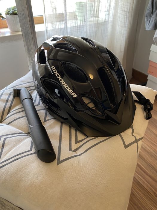 Capacete Rockrider + Bomba