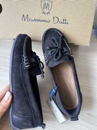 Шкіряні мокасини кожаные мокасины туфли Massimo dutti 32 розмір