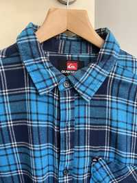 Camisa Quiksilver flanela S azul