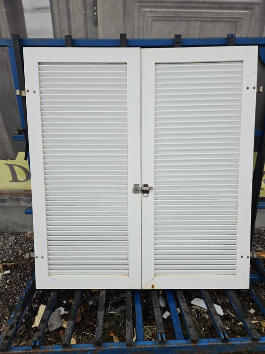 OKIENNICE Plastikowe PCV Dwuskrzydłowe 127x137cm 4 komplety