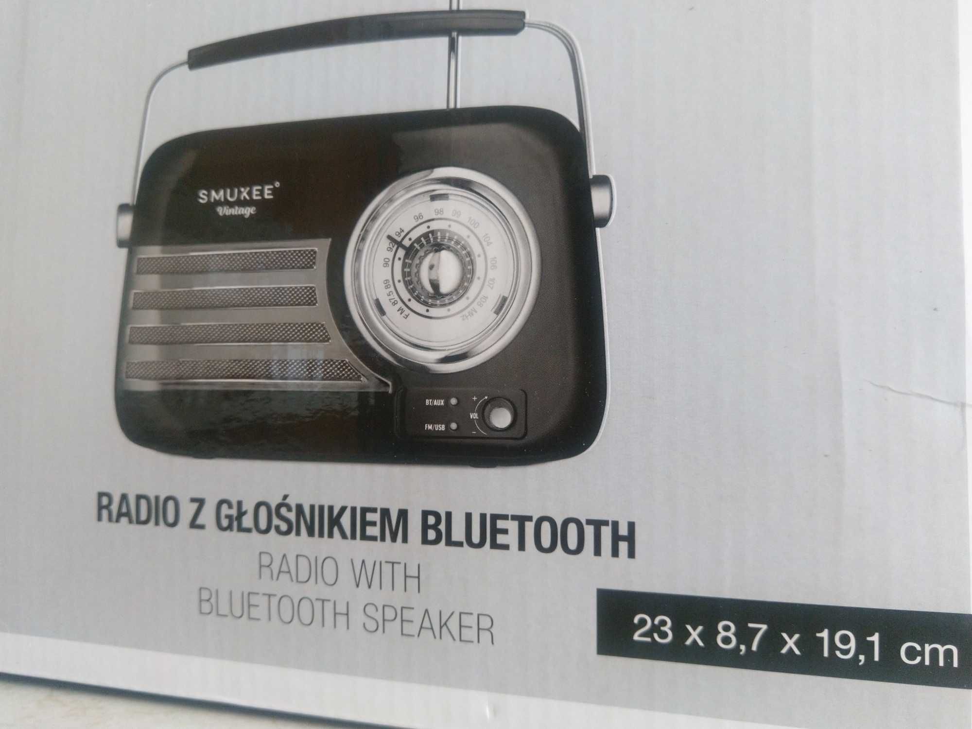 OKAZJA Radio z głośnikiem bluetooth usb bezprzewodowy vintage Wysyłam