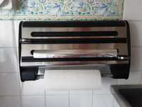 Suporte para Papel de Cozinha, Papel de Alumínio e Película Aderente