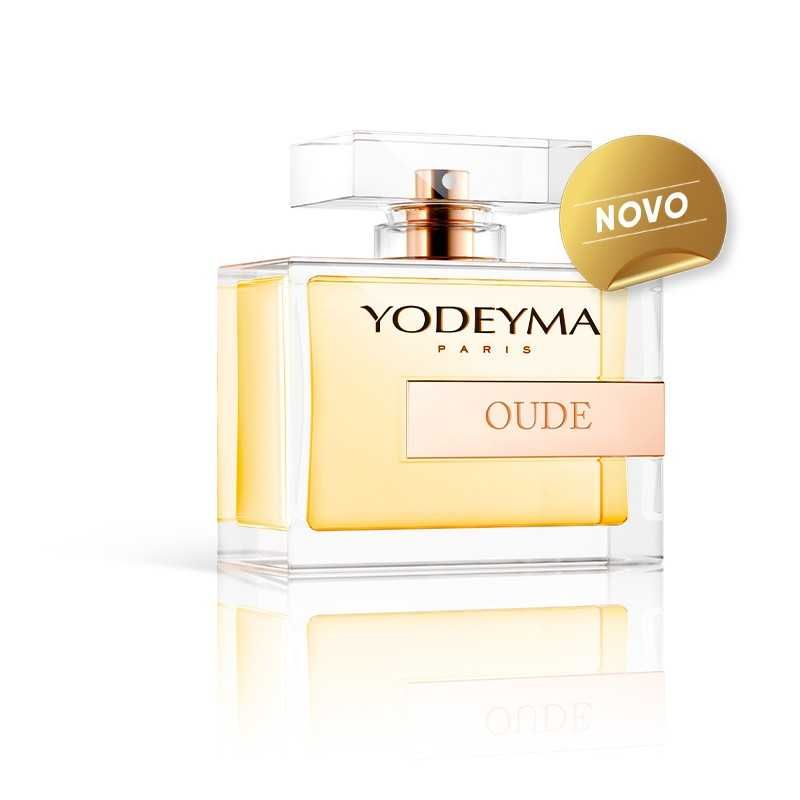 Perfumes Yodeyma tamanhos variados.